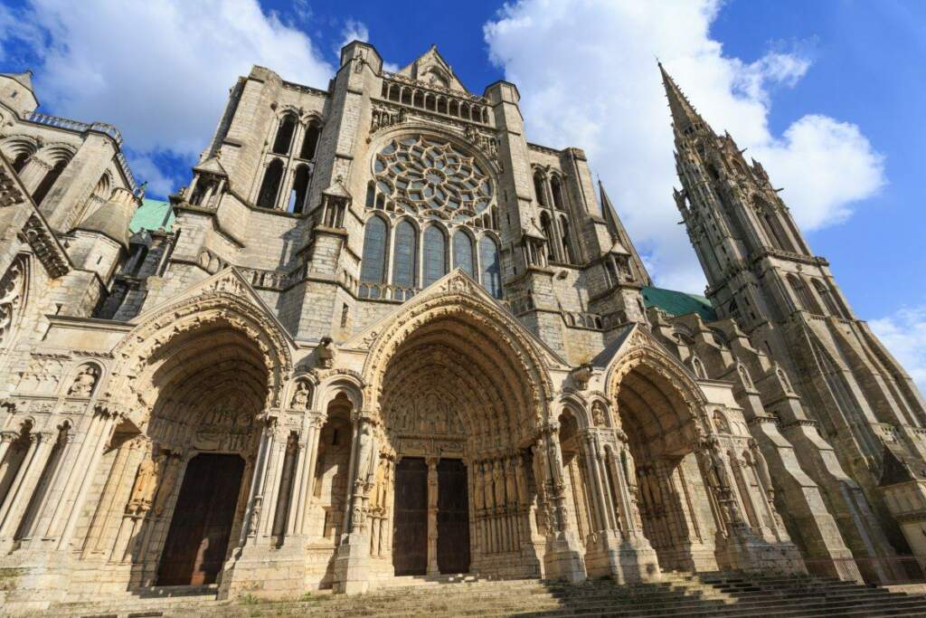 built-around-1200-the-chartes-cathedral-in-northern-france-is-a-primary-example-of-gothic-architecture-notice-the-ornate-portals-that-you-enter-into-the-building-through-