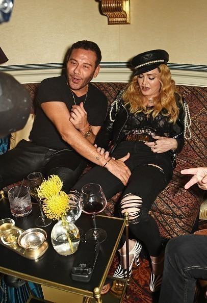LONDON, ENGLAND - OCTOBER 27:  Mert Alas (L) and Madonna attend Edward Enninful's OBE dinner at Mark's Club on October 27, 2016 in London, England.  (Photo by David M. Benett/Dave Benett/Getty Images for Edward Enninful)