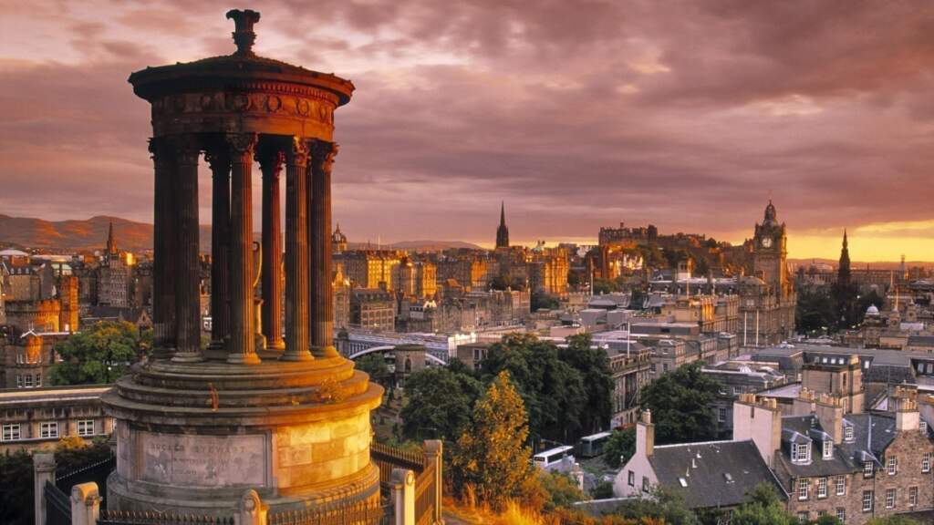 Stewart Monument, Calton Hill, Edinburgh, Scotland